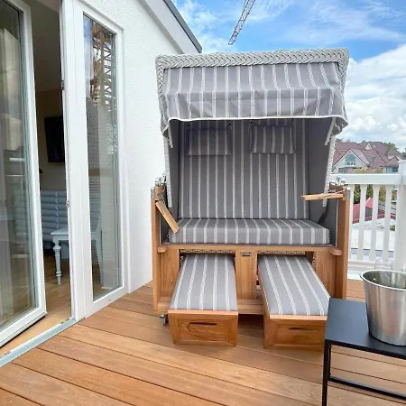 Panorama Xl Im Urban Mit Meerblick Strandkorb Fuer Bis Zu 10 Personen Lägenhet