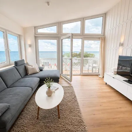 Panorama Xl Im Urban Mit Meerblick Strandkorb Fuer Bis Zu 10 Personen Lägenhet Timmendorfer Strand